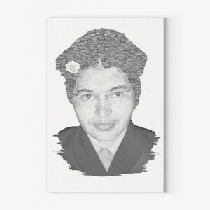 Toile typographique : Rosa Parks