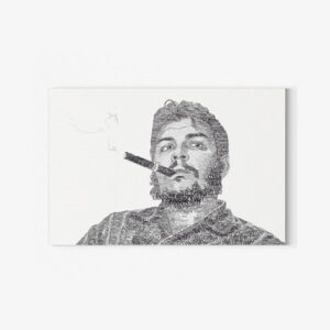 Toile typographique : Che Guevara