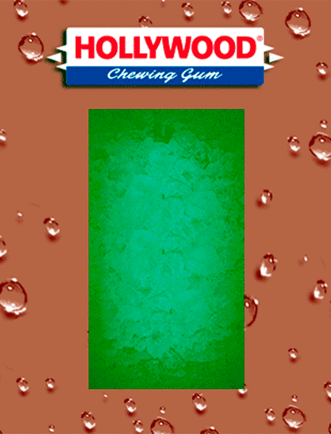 Argraphic création de bannière publicitaire, publicité Hollywood chewing gum