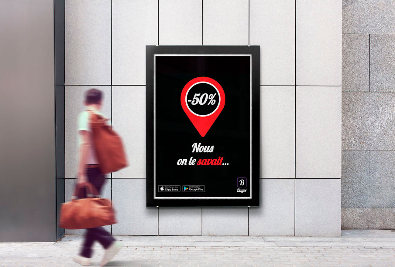 Argraphic Création d'affiche, application mobile Buyer