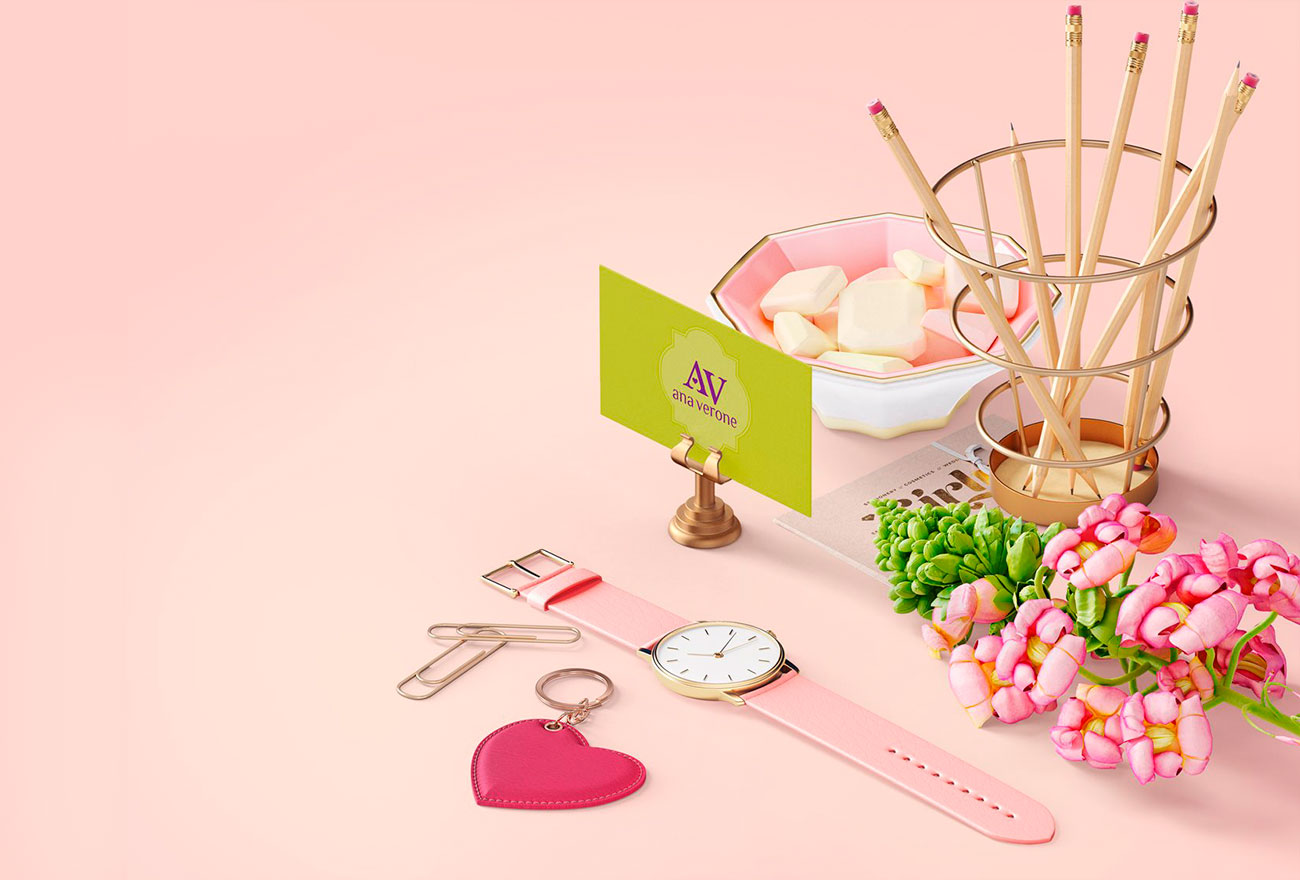 Argraphic Création de carte de visite Ana vérone, créatrice de mode