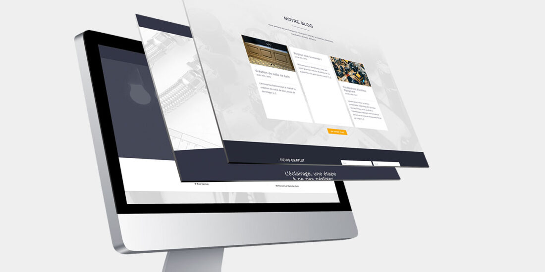 Argraphic, création de site vitrine, BTP, rénovation d'intérieur et extérieur