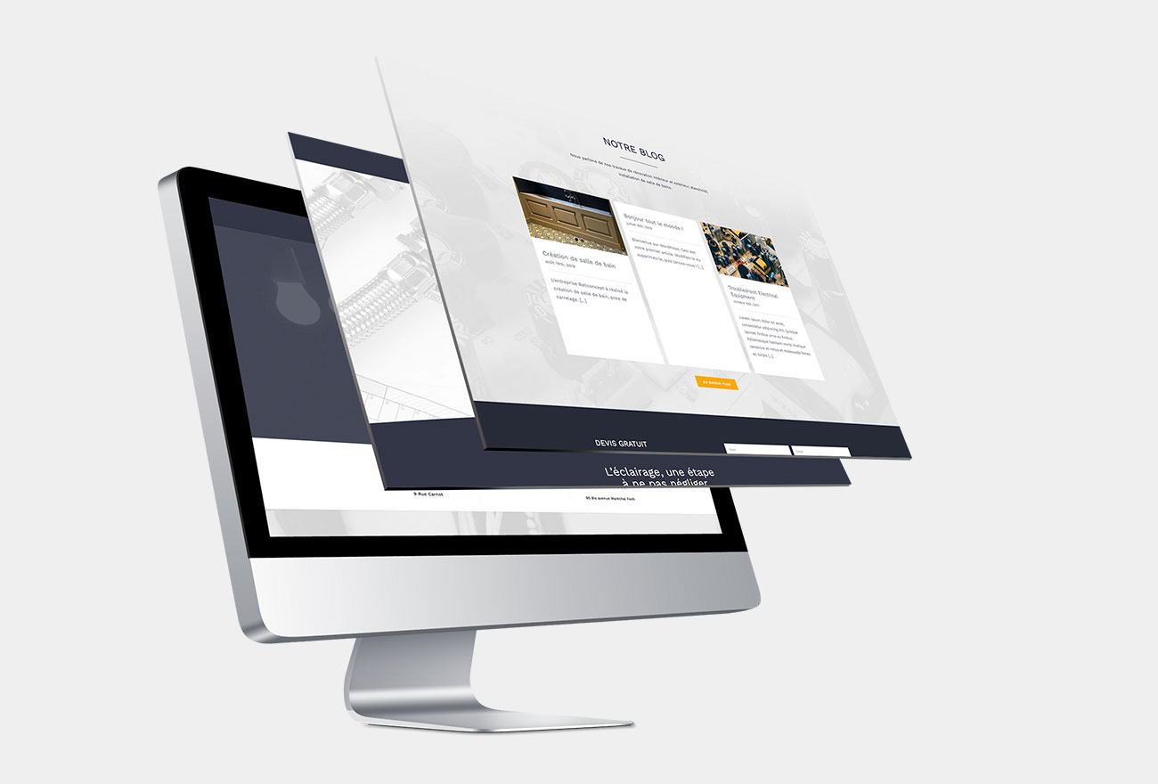 Argraphic, création de site vitrine, BTP, rénovation d'intérieur et extérieur