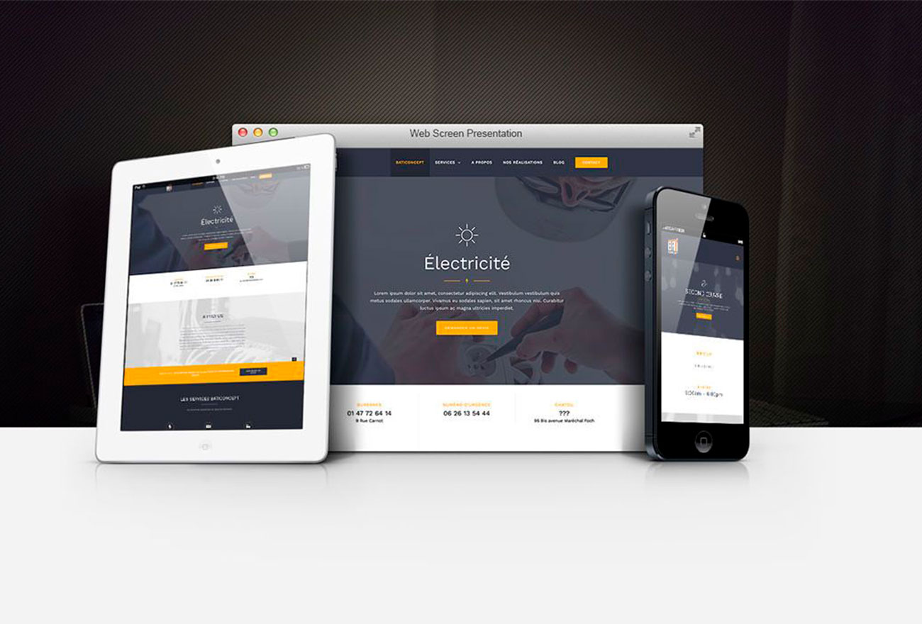 Argraphic, création de site vitrine, BTP, rénovation d'intérieur et extérieur