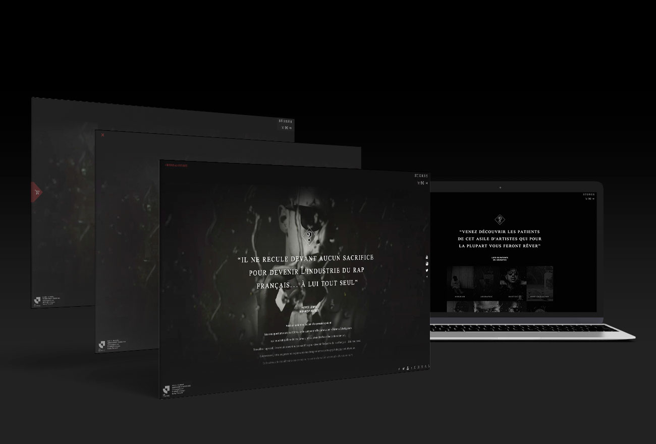 Argraphic, création de site sur mesure, présentation d'artiste