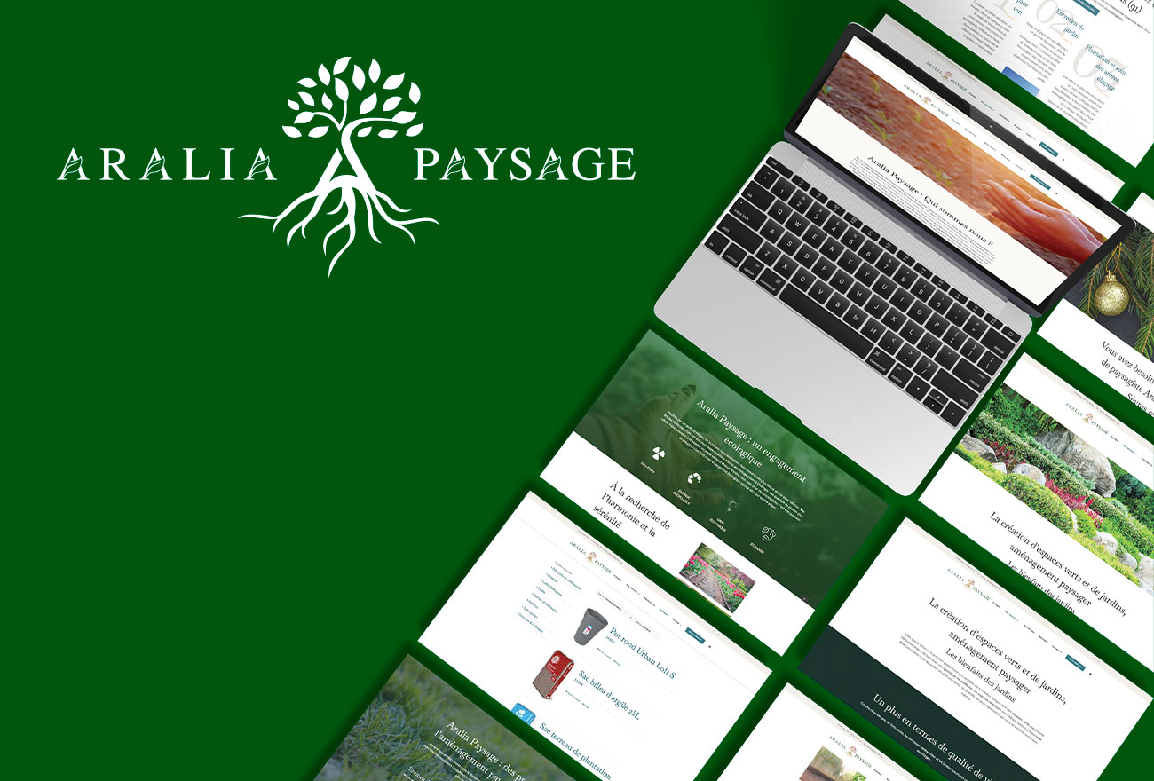 Argraphic, création de site web, site internet vitrine paysagiste