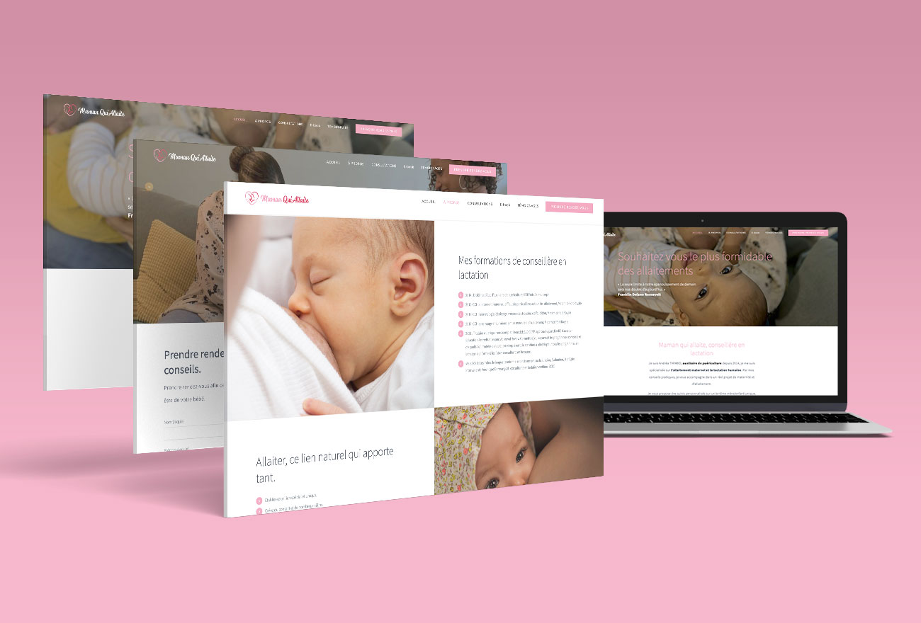 Argraphic, création de site vitrine conseillère en lactation