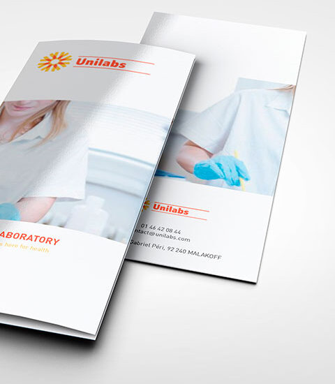 Argraphic création dépliant, fiche, laboratoire pharmaceutique