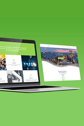 création de site vitrine taxi moto, chauffeur