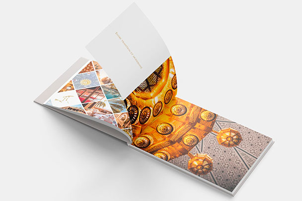 Argraphic Création de mise en page, book, livre, hotel de luxe La Gazelle d'or