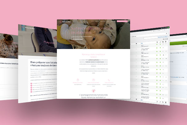 création de site vitrine conseillère en lactation