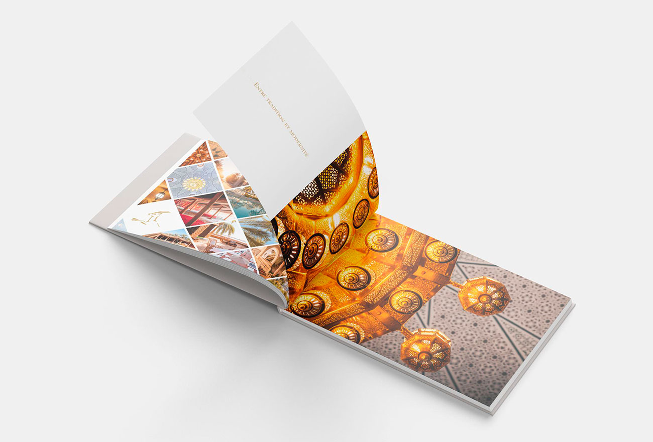 Argraphic Création de mise en page, book, livre, hotel de luxe La Gazelle d'or