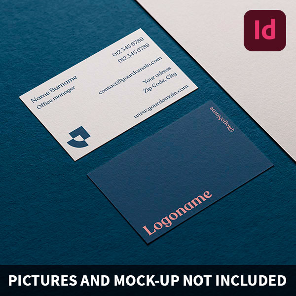 Carte de visite modèle - Template carte de visite design, indesign, business card