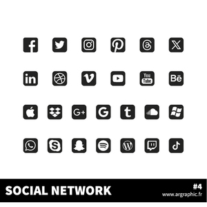 Télécharger les logos réseaux sociaux gratuitement