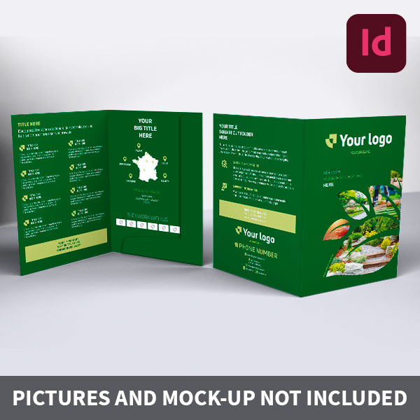 Template de chemise à rabats