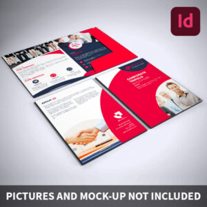 Argraphic - Template chemise à rabats à imprimer, indesign, square cut folder