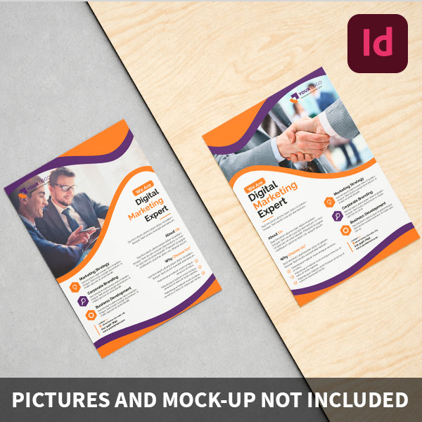 Argraphic - Template flyer, template indesign, ressource graphique - Modèle de flyer événement