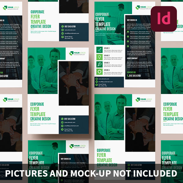 Argraphic - Template flyer, template indesign, ressource graphique - Flyer design InDesign