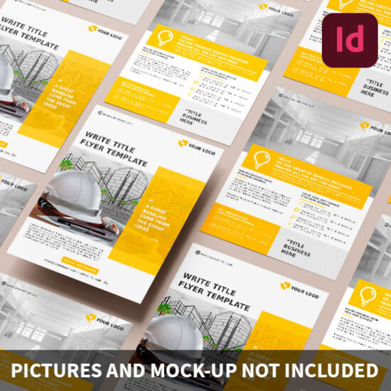 Modèle de flyer à télécharger - Template Indesign #2