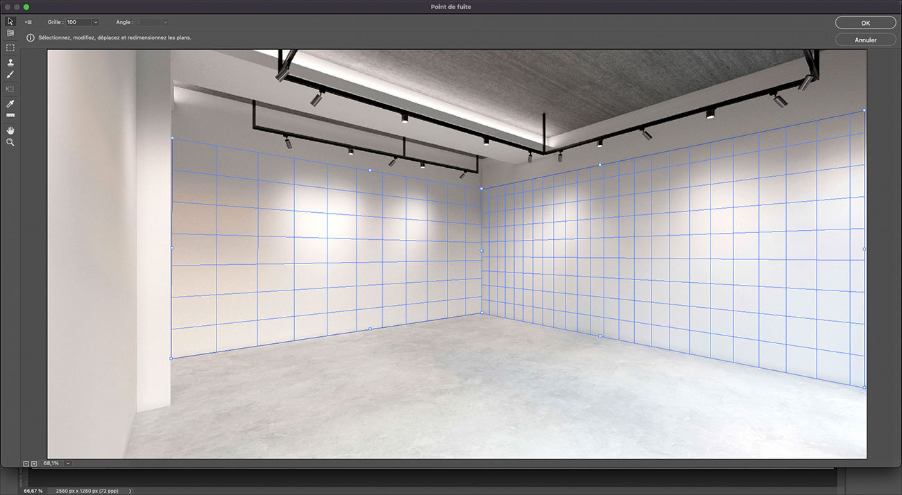 Tutoriel Photoshop point de fuite