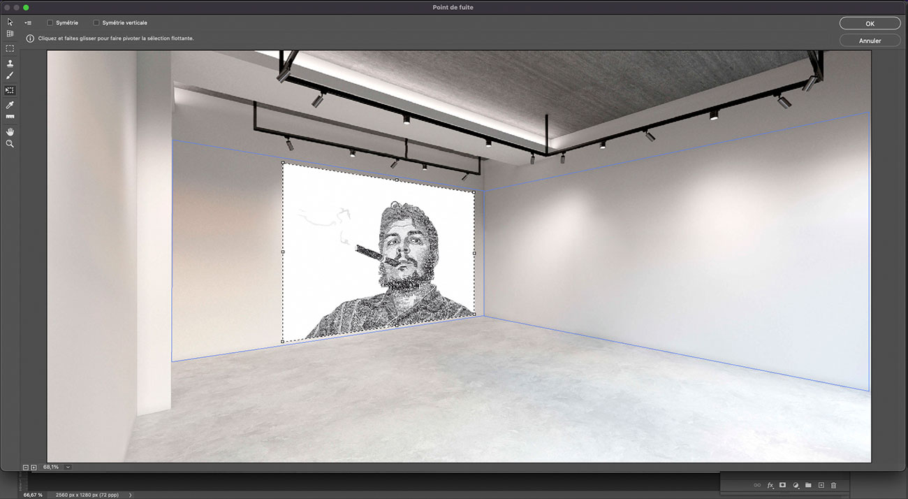 Tutoriel Photoshop point de fuite