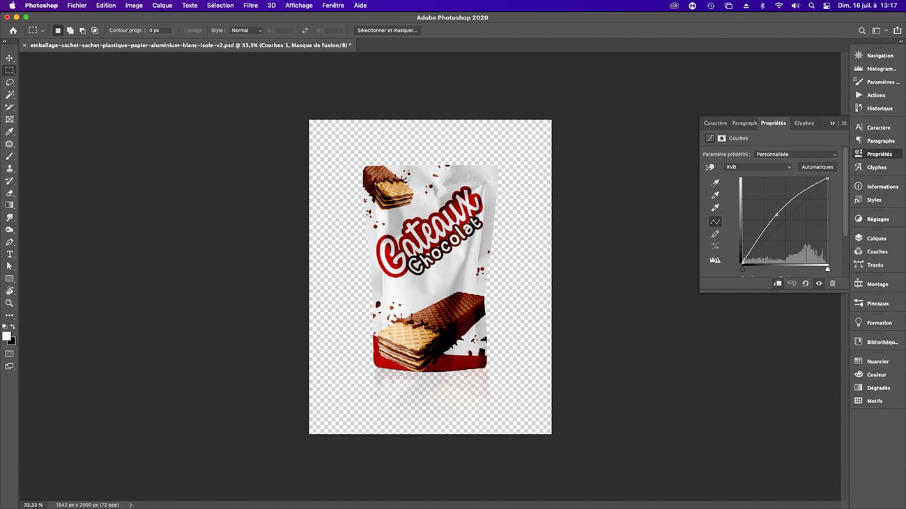 Tutoriel création mock-up packaging - étape 6 bis