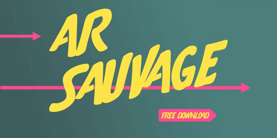 typographie AR Sauvage - font AR Sauvage