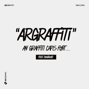 Font Argraffiti - Typographie Argraffiti