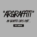 Typographie Argraffiti - Font Argraffiti