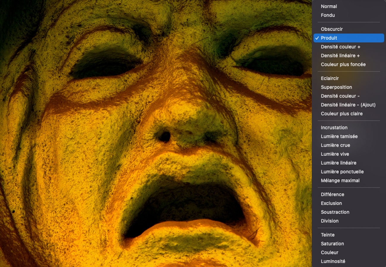 Modes de fusion Photoshop