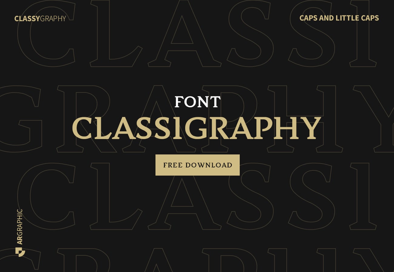 typographie classigraphy - font élégante et harmonieuse