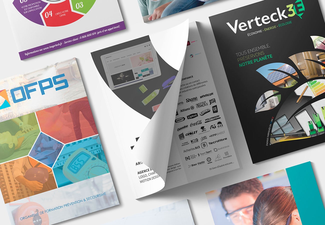 création plaquette commerciale - créer une plaquette commerciale