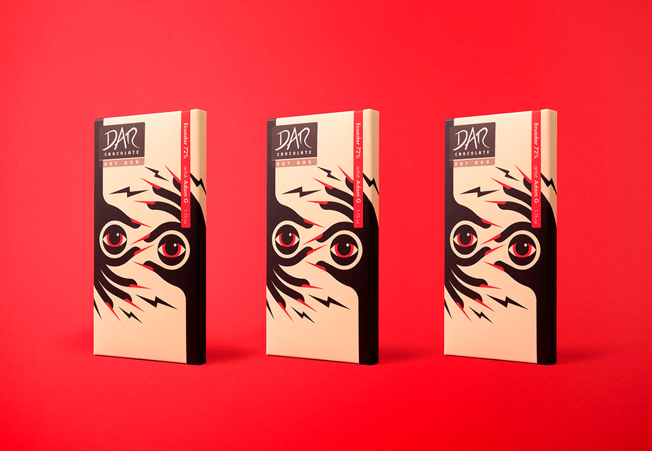 packaging alimentaire - agence de design Trüf. Marque Dar