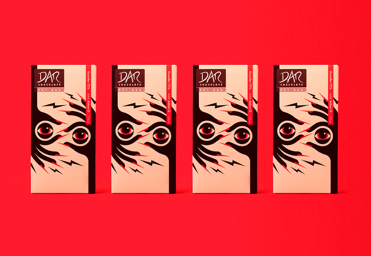 packaging alimentaire - agence de design Trüf. Marque Dar