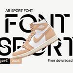 Font AR Sport - typographie AR-Sport - typography AR Sport