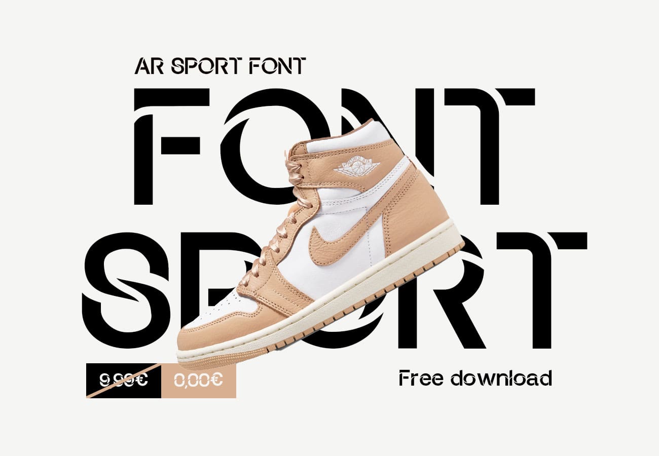 Font AR Sport - typographie AR-Sport - typography AR Sport