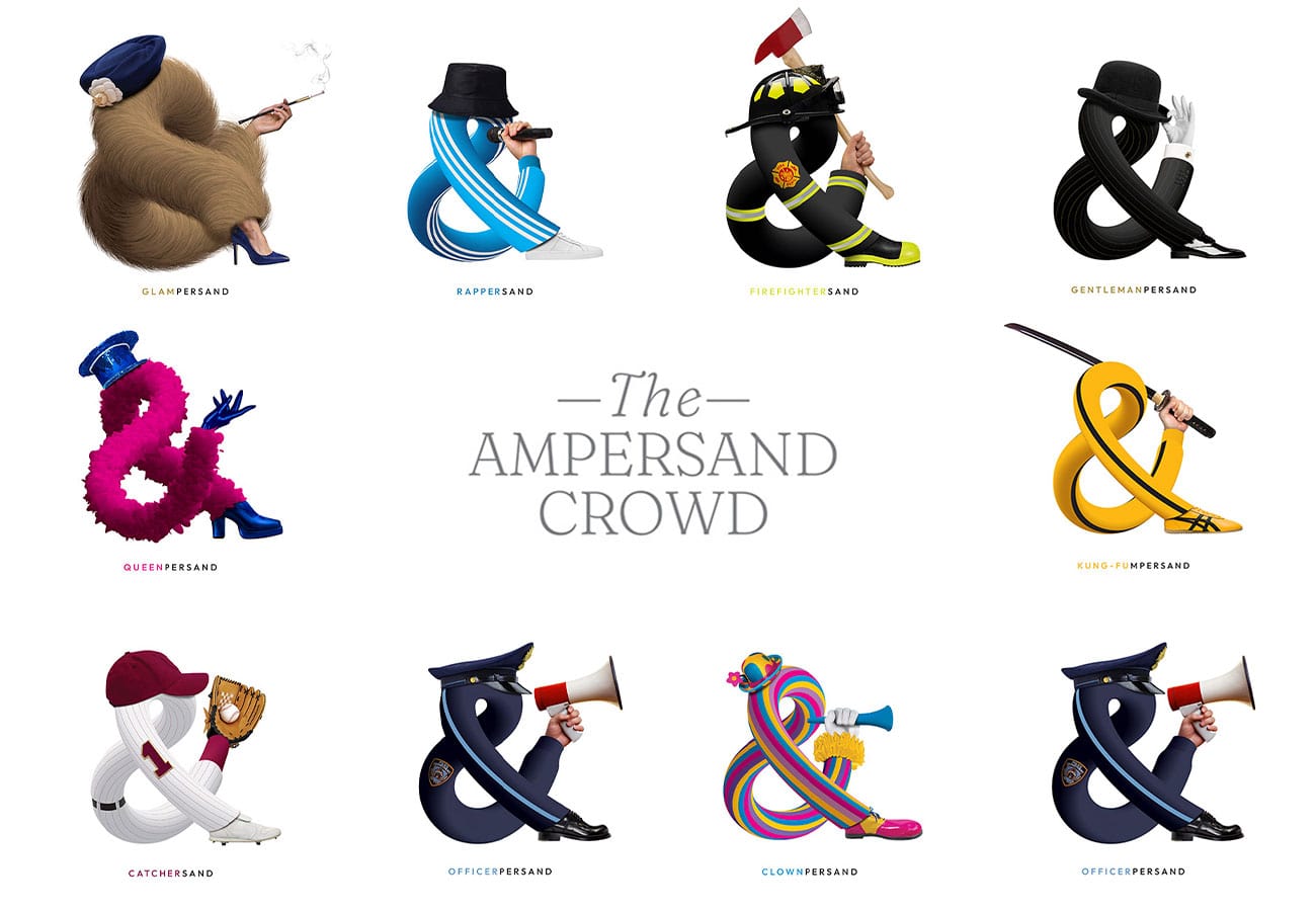 Inspiration typographique : 10 esperluettes et un couffin