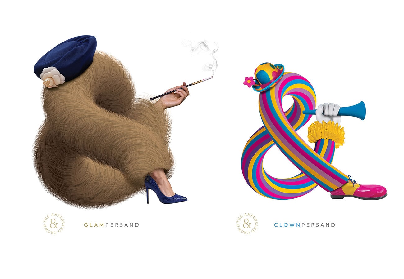 Inspiration typographique : 10 esperluettes et un couffin