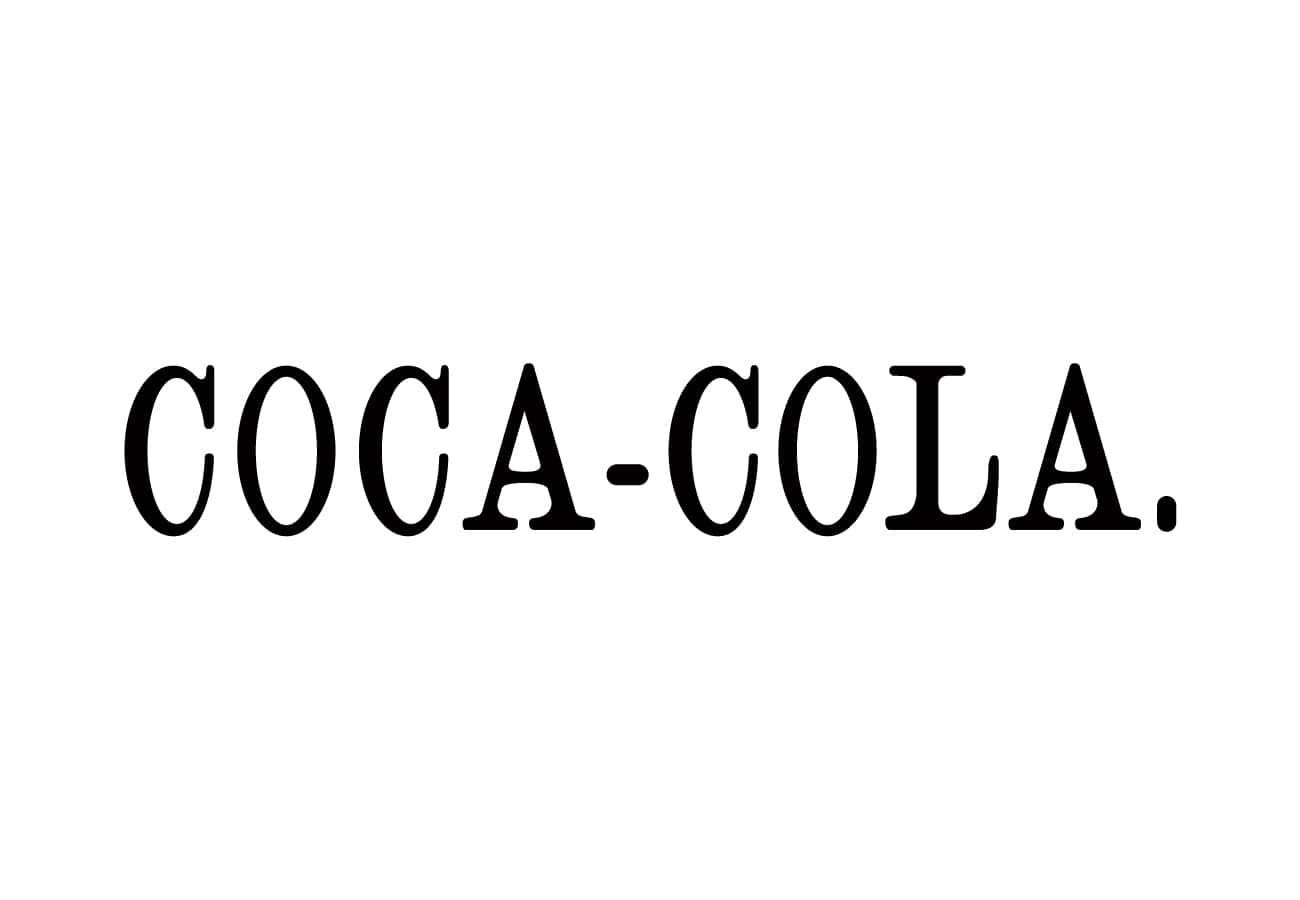 Coca-cola logo 1986 - logos de marques de luxe