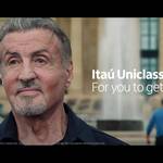 Publicité Itaù avec Silvester Stallone