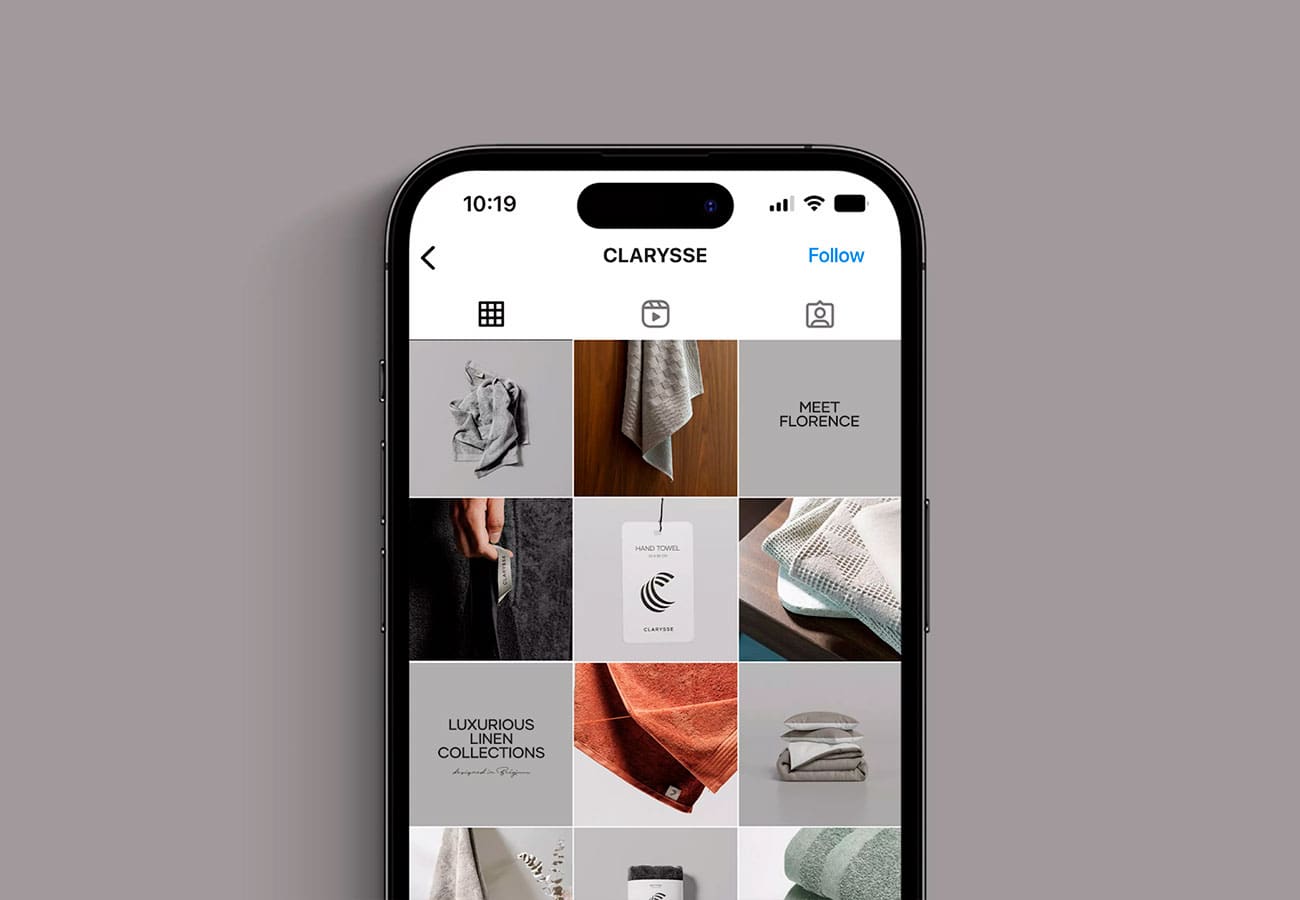 identité visuelle de Clarysse
