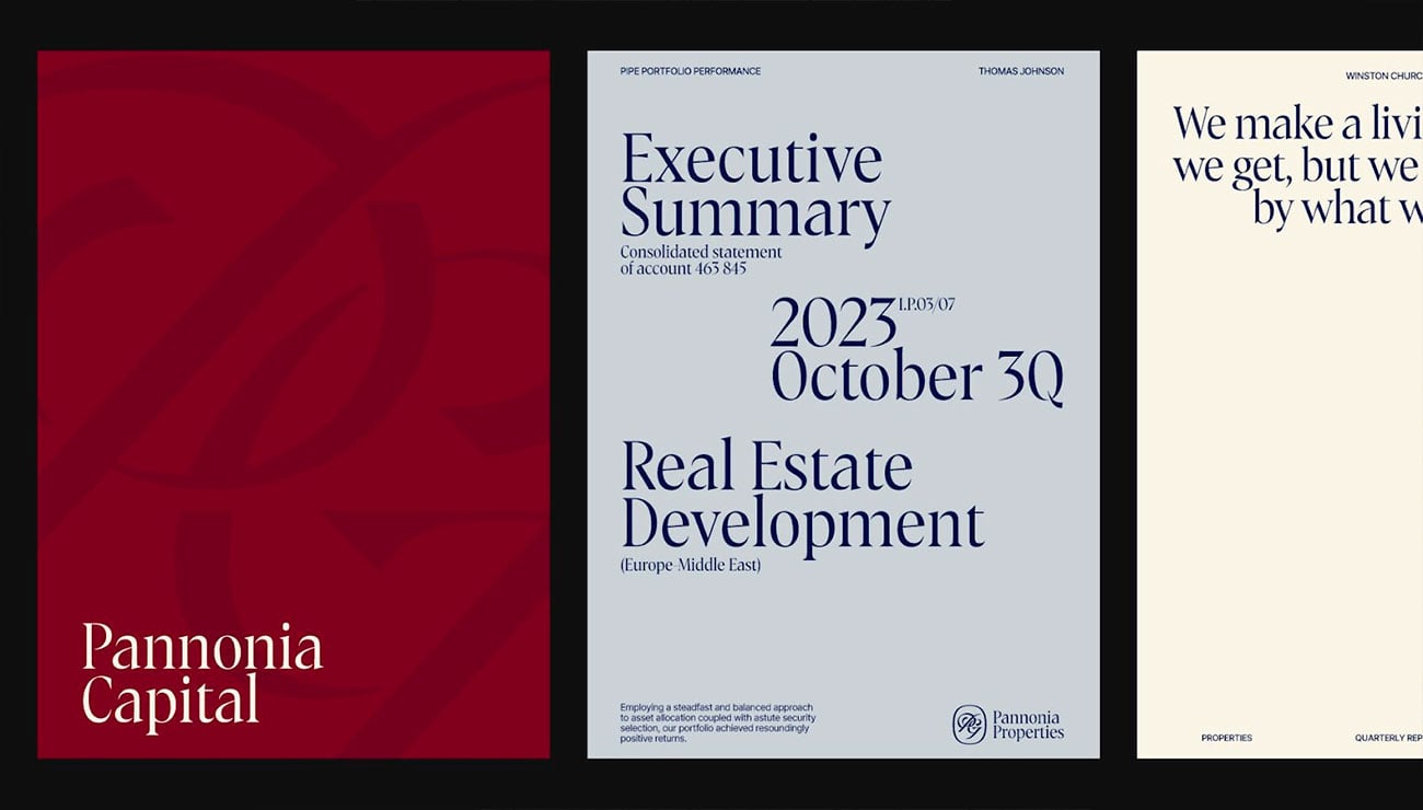 identité visuelle de Pannonia Group