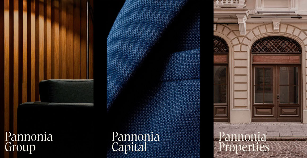 identité visuelle de Pannonia Group