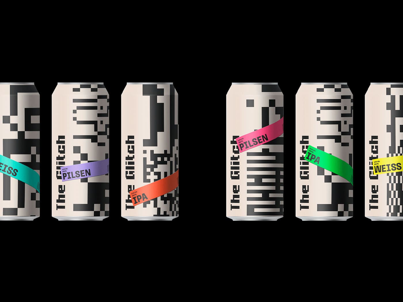 identité visuelle de The Glitch