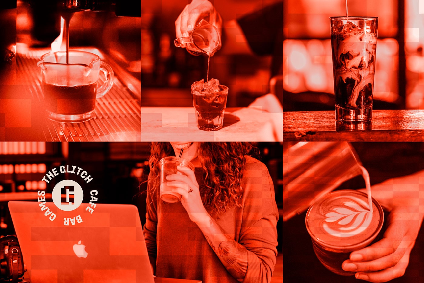 identité visuelle de The Glitch