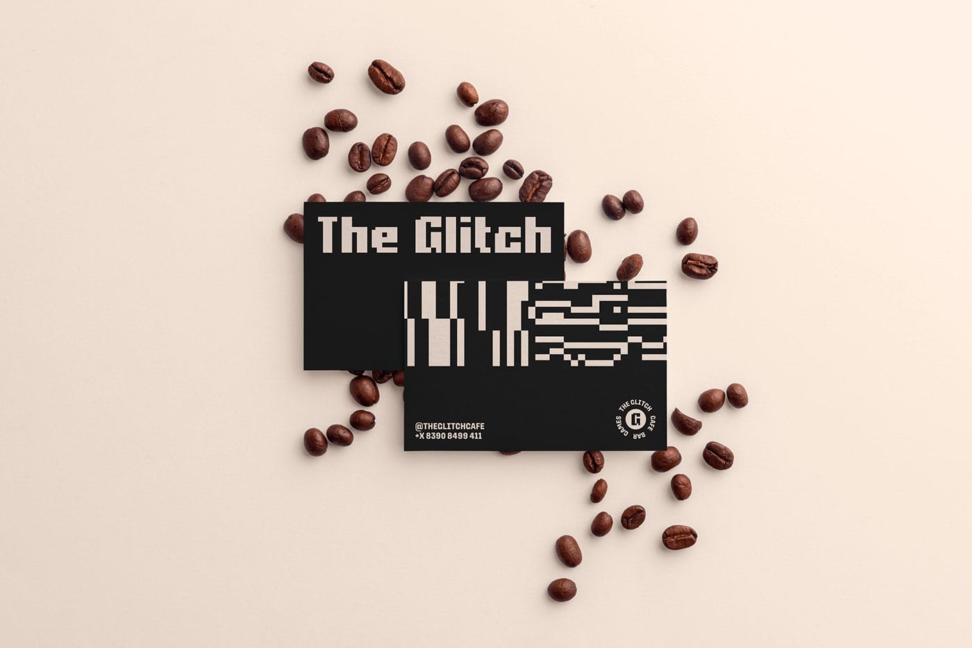 identité visuelle de The Glitch