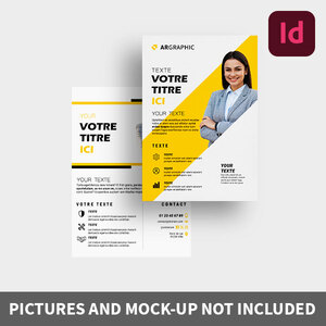 Template Indesign flyer corporate gratuit