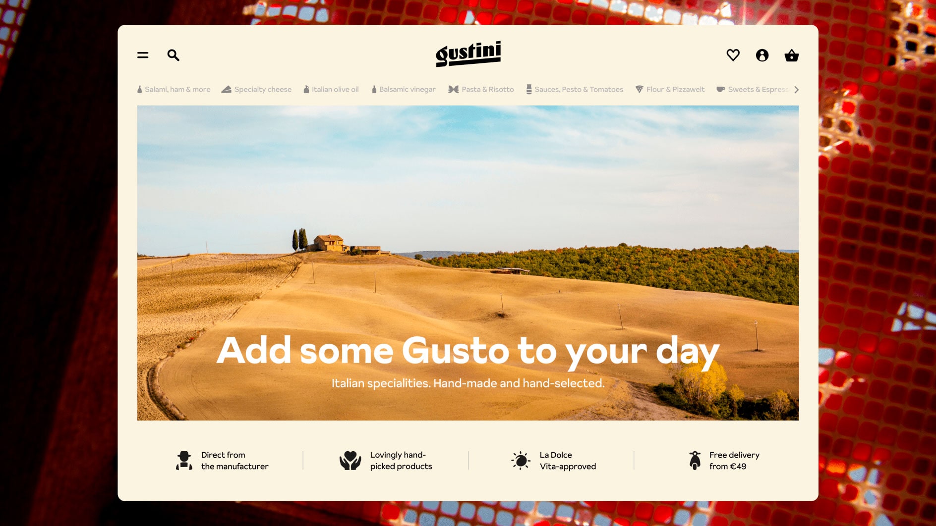 Identité visuelle de Gustini