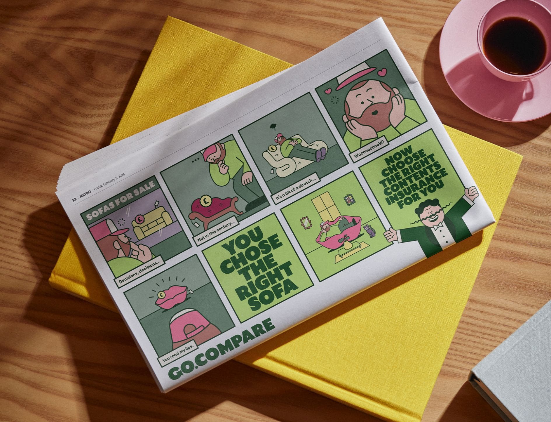 Identité visuelle Go Compare