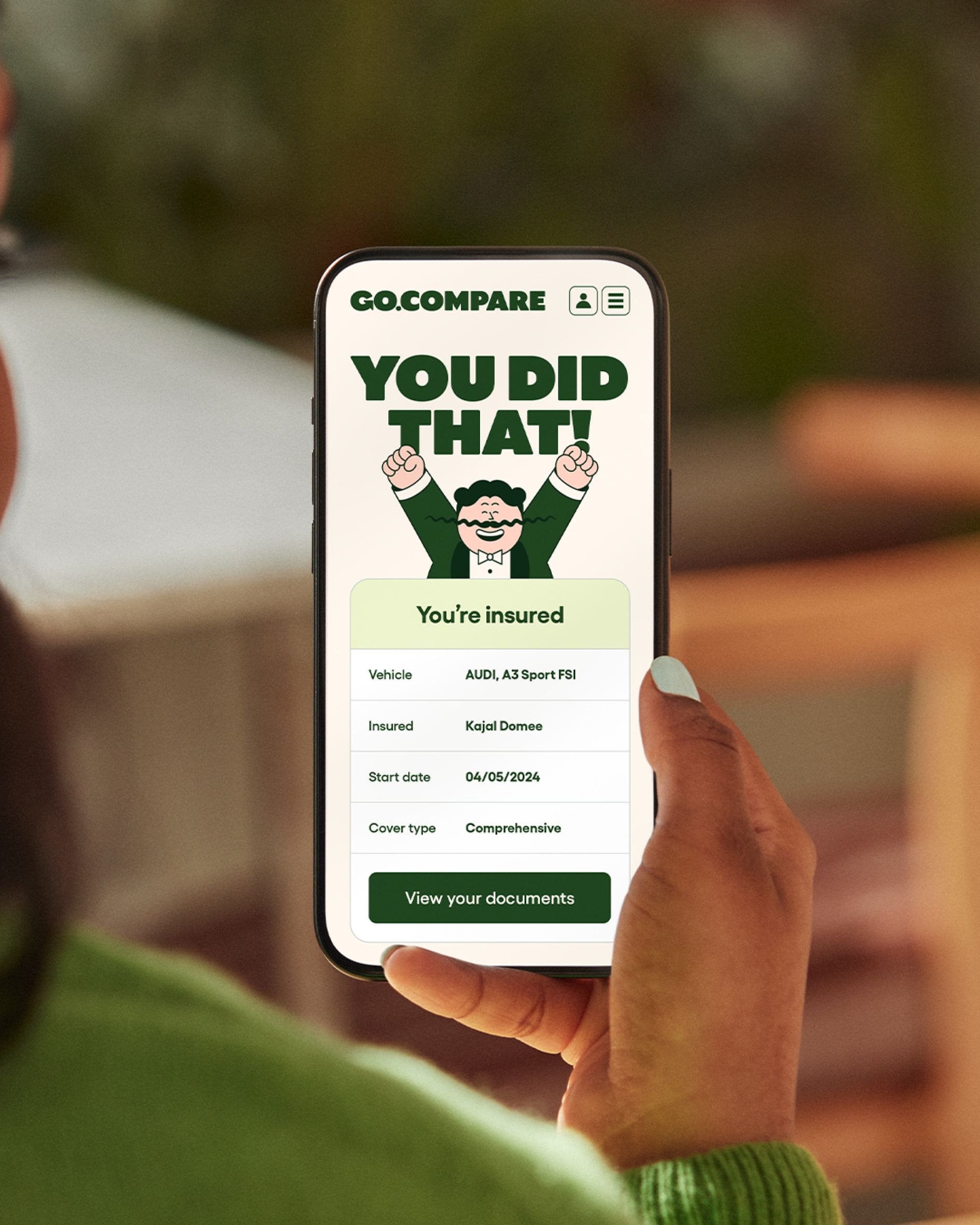 Identité visuelle Go Compare